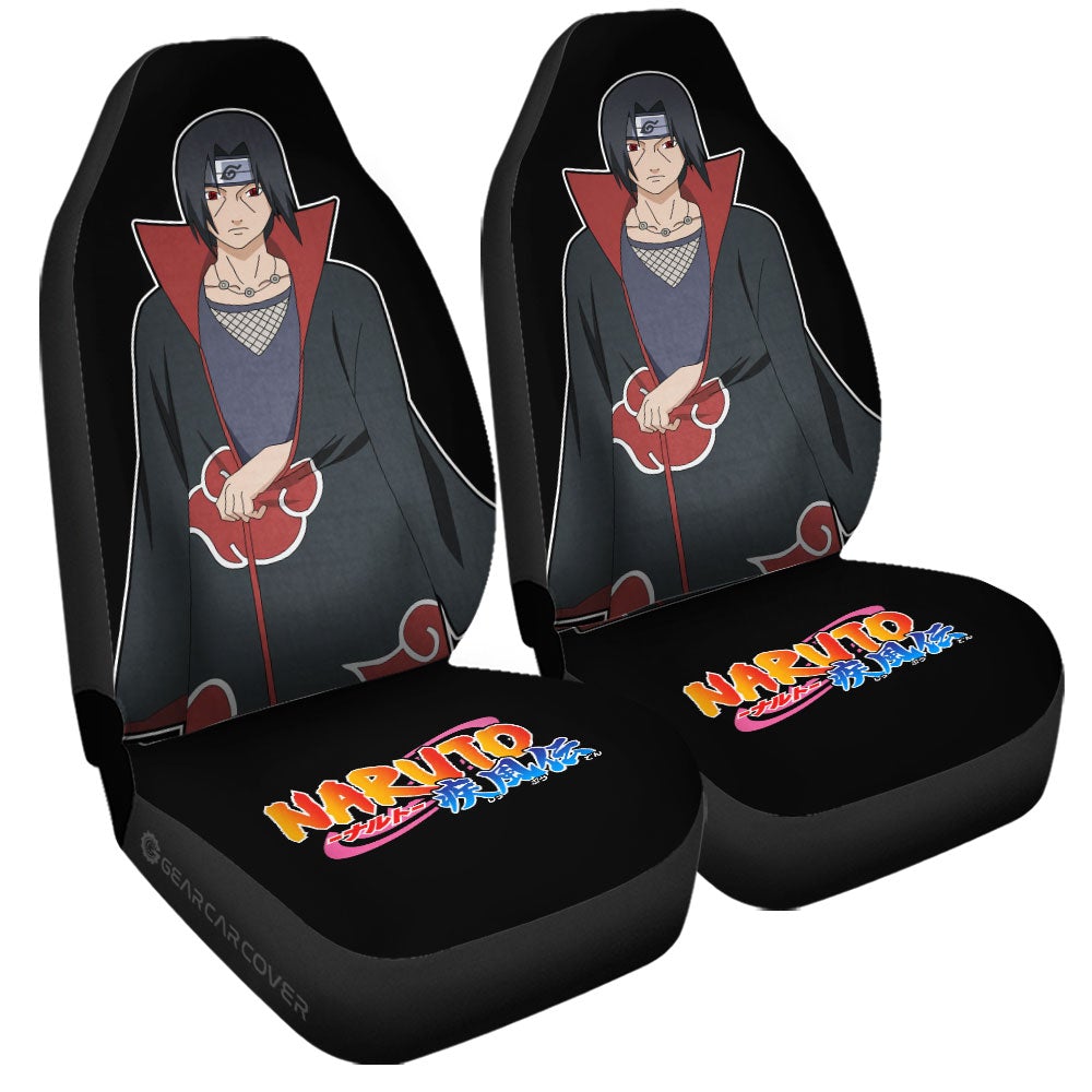 Uchiha Itachi Car Seat Covers Custom Akatsuki Members Anime Car Accessories - Gearcarcover - 3