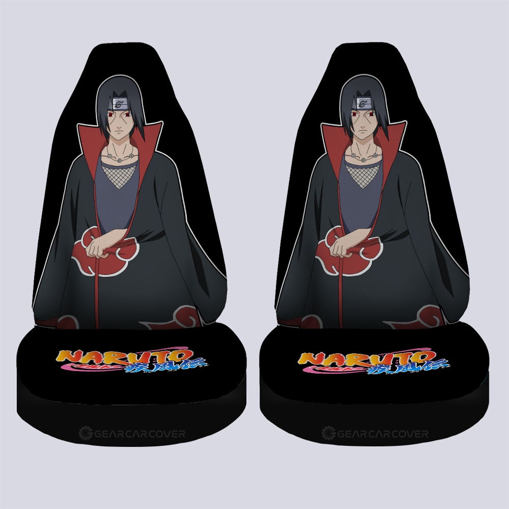 Uchiha Itachi Car Seat Covers Custom Akatsuki Members Anime Car Accessories - Gearcarcover - 4