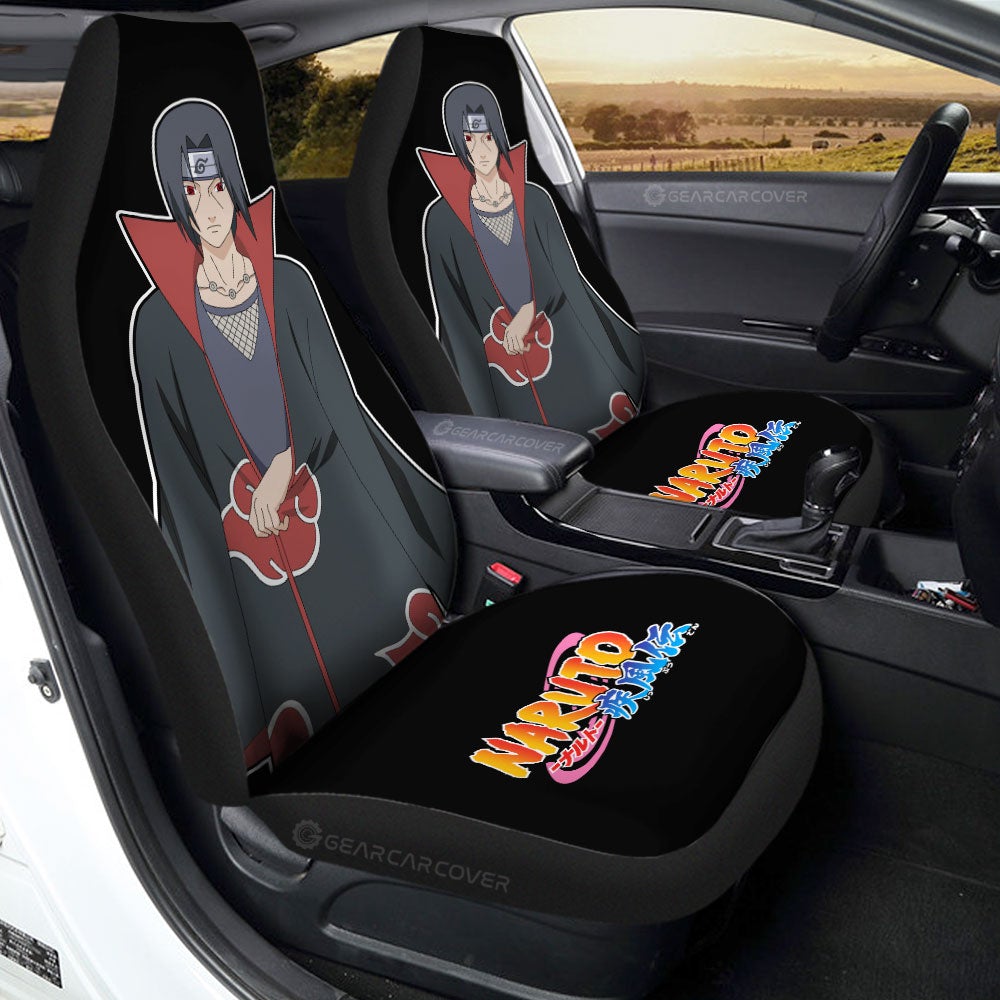 Uchiha Itachi Car Seat Covers Custom Akatsuki Members Anime Car Accessories - Gearcarcover - 1