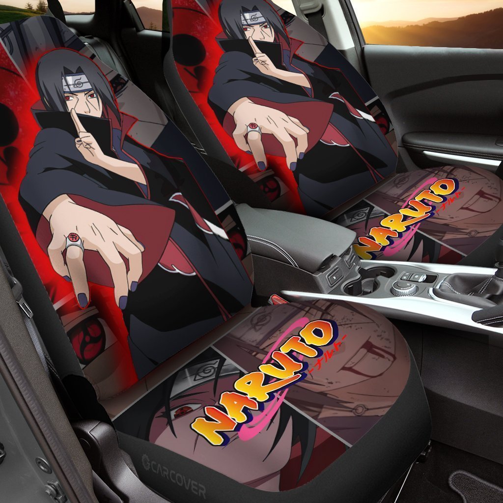 Uchiha Itachi Car Seat Covers Custom Anime Car Accessories - Gearcarcover - 2