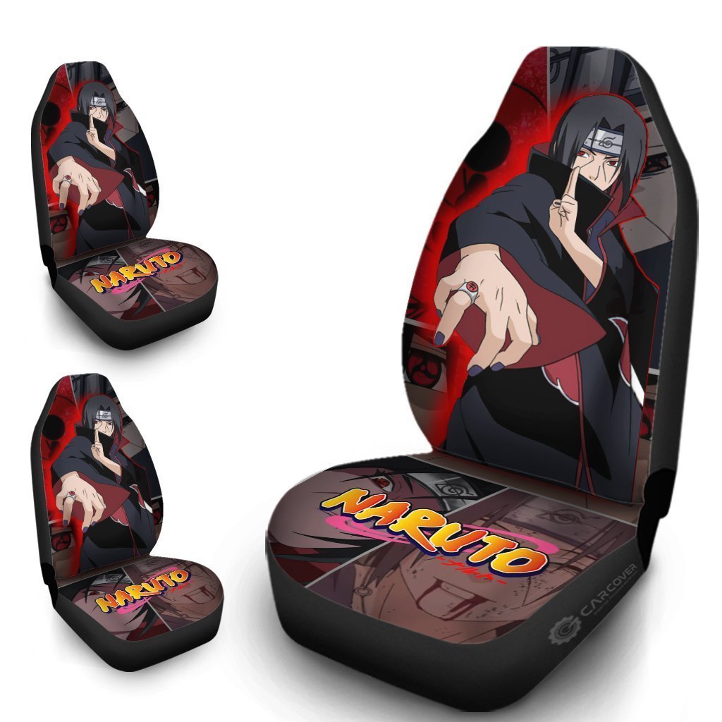 Uchiha Itachi Car Seat Covers Custom Anime Car Accessories - Gearcarcover - 4