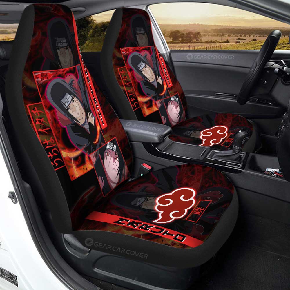 Uchiha Itachi Car Seat Covers Custom Anime Car Accessories - Gearcarcover - 1