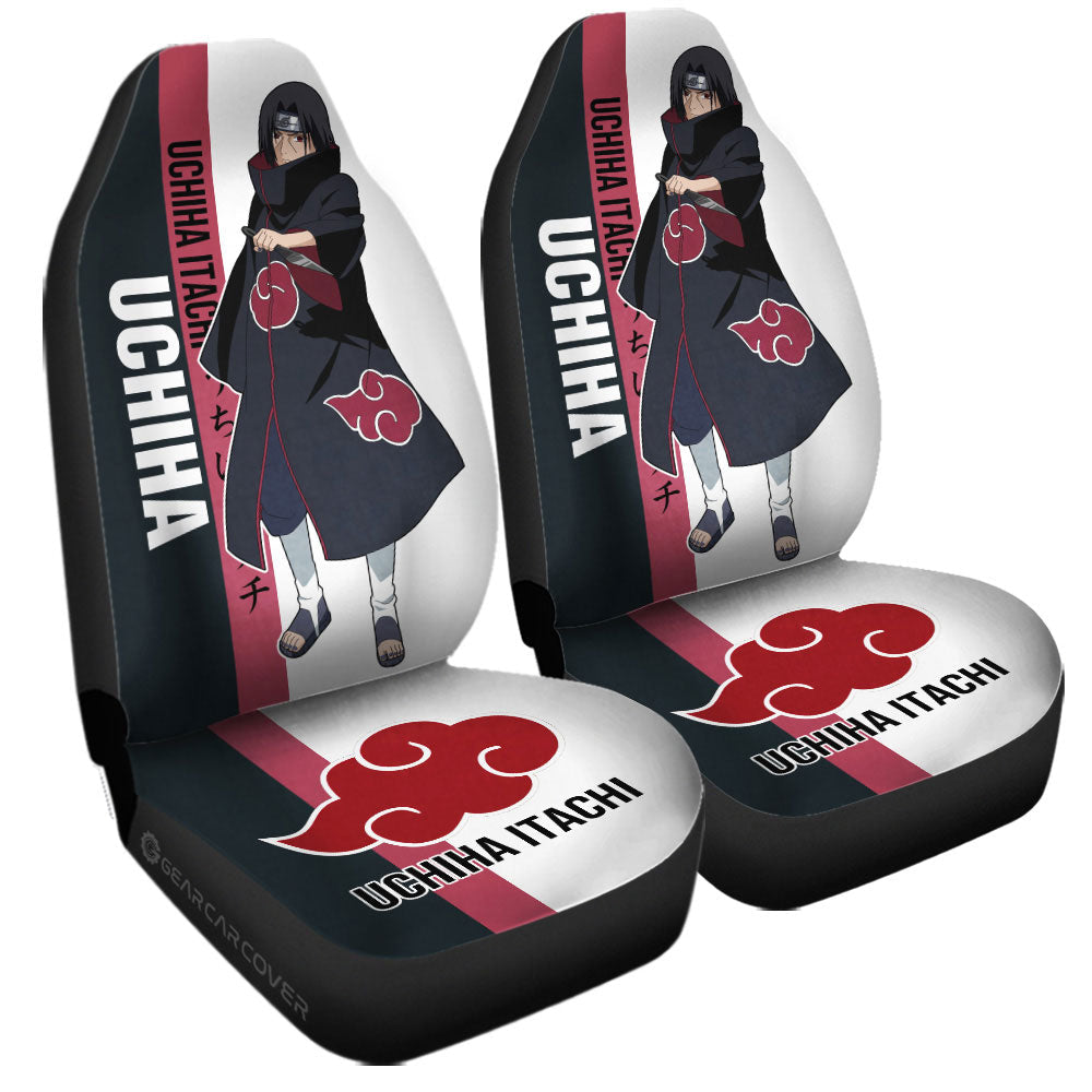 Uchiha Itachi Car Seat Covers Custom Anime Car Accessories - Gearcarcover - 3