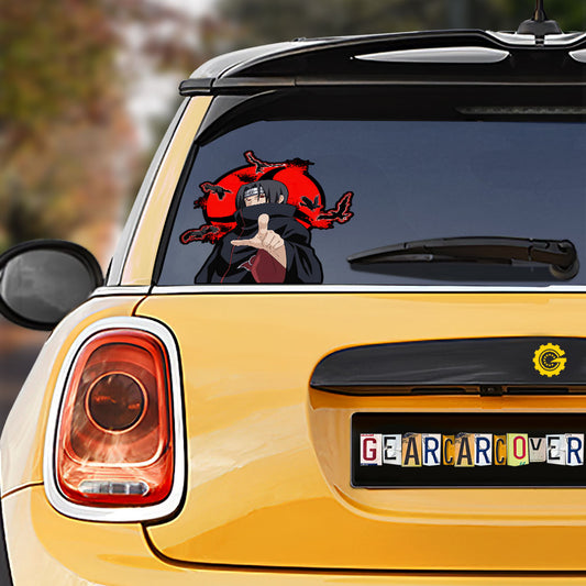 Uchiha Itachi Car Sticker Custom NRT - Gearcarcover - 1