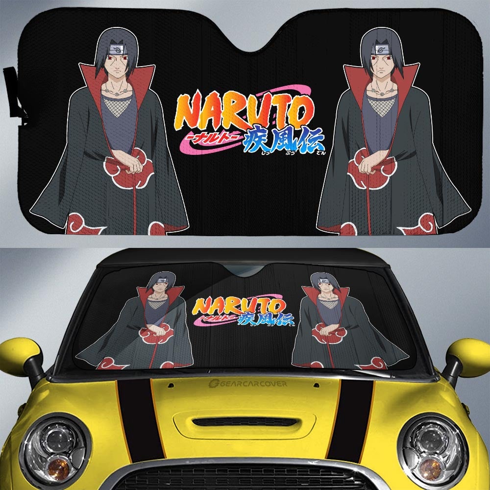 Uchiha Itachi Car Sunshade Custom Akt Members Car Accessories - Gearcarcover - 1