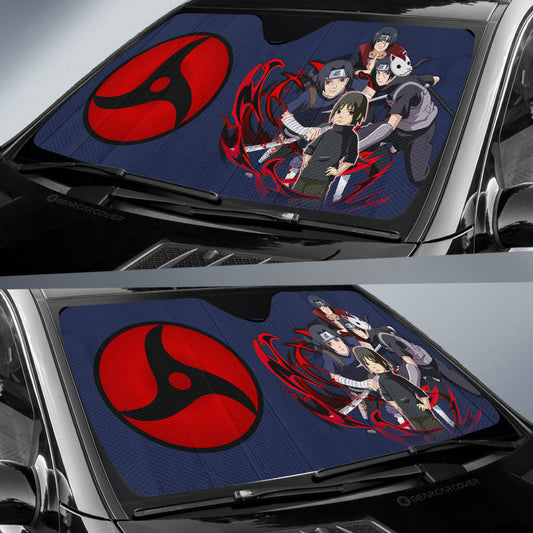 Uchiha Itachi Car Sunshade Custom Anime Car Accessories For Fans - Gearcarcover - 2