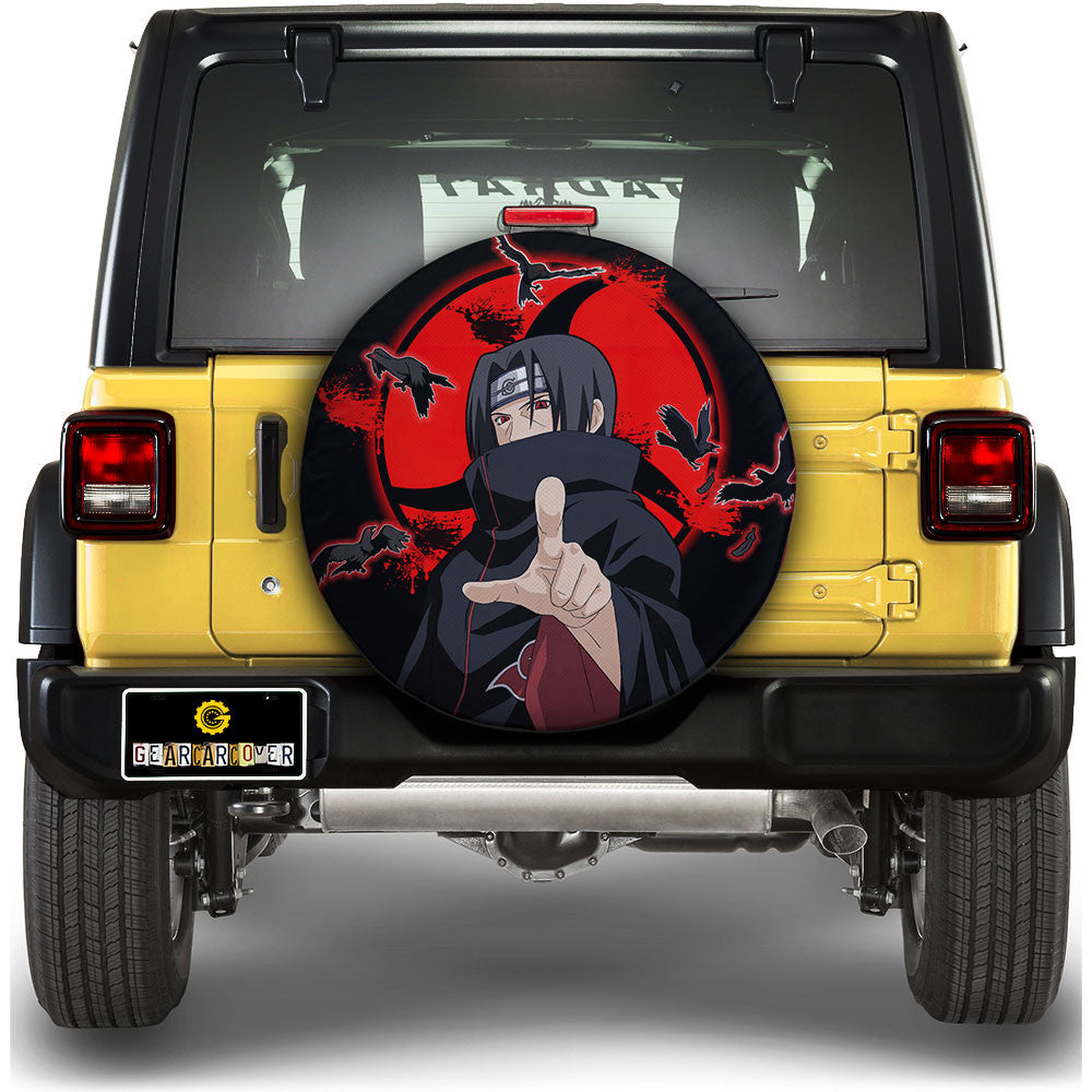 Uchiha Itachi Spare Tire Cover Custom Anime - Gearcarcover - 1