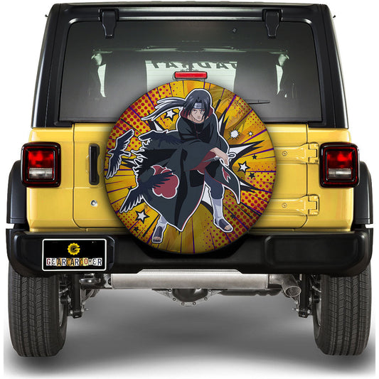 Uchiha Itachi Spare Tire Covers Custom Anime Car Accessories - Gearcarcover - 2