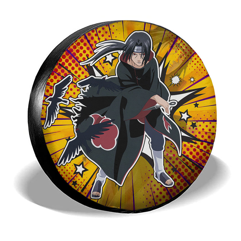 Uchiha Itachi Spare Tire Covers Custom Anime Car Accessories - Gearcarcover - 1