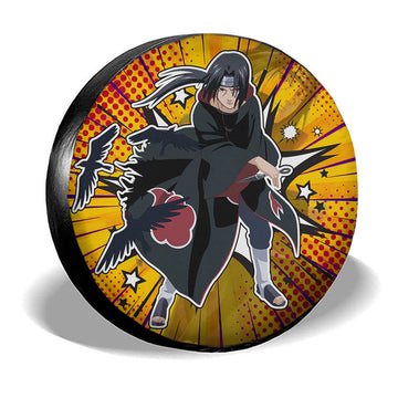 Uchiha Itachi Spare Tire Covers Custom Anime Car Accessories - Gearcarcover - 1