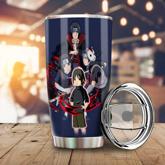 Uchiha Itachi Tumbler Cup Custom Anime Car Accessories For Fans - Gearcarcover - 1