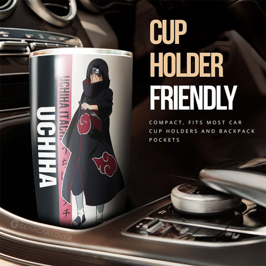 Uchiha Itachi Tumbler Cup Custom Anime Car Accessories - Gearcarcover - 2