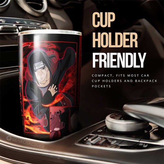 Uchiha Itachi Tumbler Cup Custom Anime Car Accessories - Gearcarcover - 2