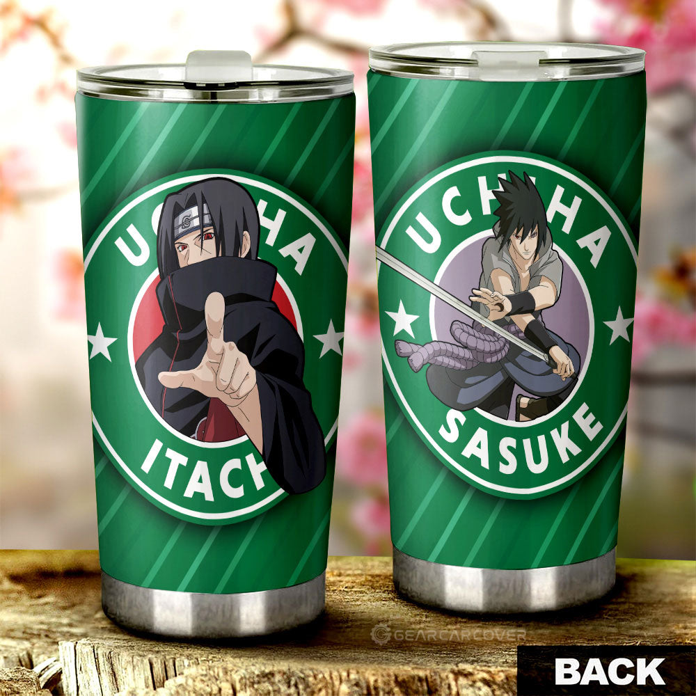 Uchiha Itachi Uchiha Sasuke Tumbler Cup Custom Anime Car Accessories - Gearcarcover - 2