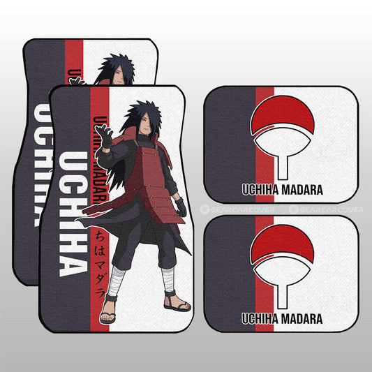 Uchiha Madara Car Floor Mats Custom Anime Car Accessories - Gearcarcover - 1