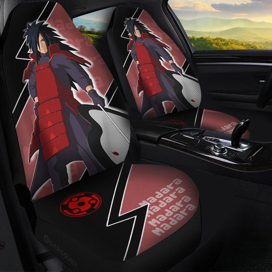 Uchiha Madara Car Seat Covers Custom Akatsuki Anime Car Accessories - Gearcarcover - 1