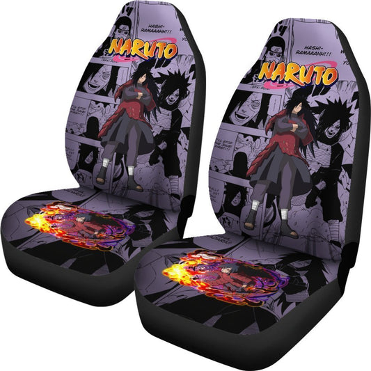 Uchiha Madara Car Seat Covers Custom Manga Anime Car Accessories - Gearcarcover - 2