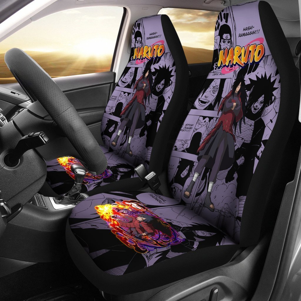 Uchiha Madara Car Seat Covers Custom Manga Anime Car Accessories - Gearcarcover - 1