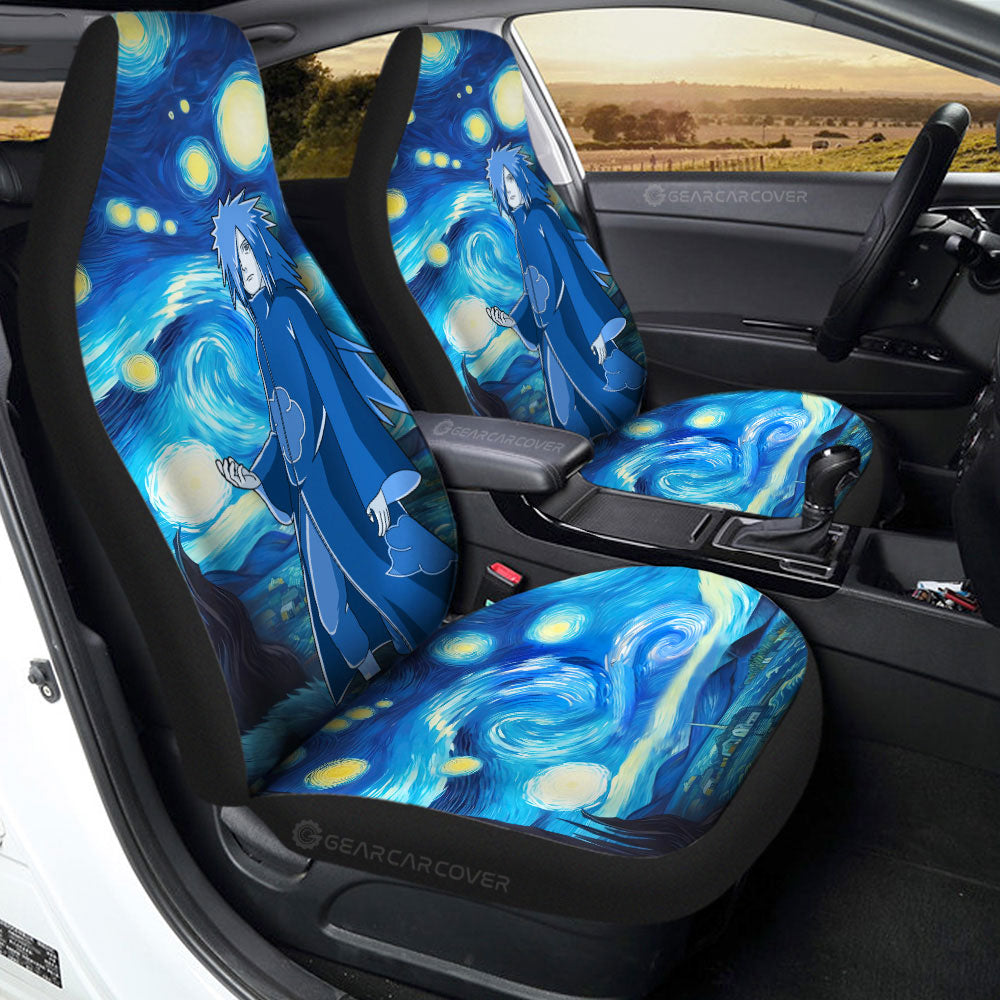 Uchiha Madara Car Seat Covers Custom Starry Night Styles - Gearcarcover - 2