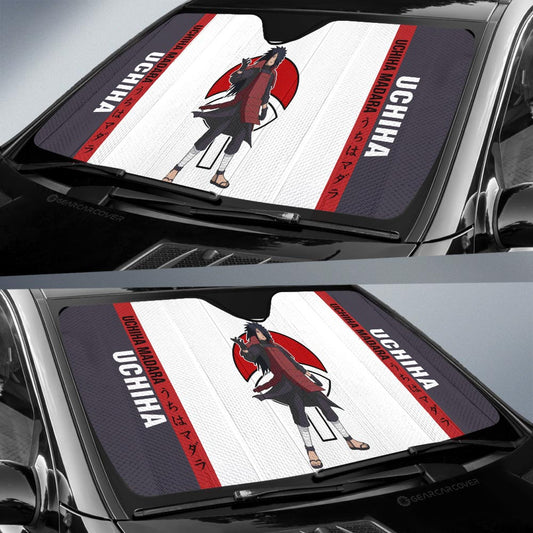 Uchiha Madara Car Sunshade Custom Anime Car Accessories - Gearcarcover - 2