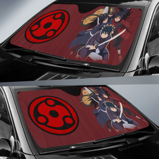 Uchiha Madara Car Sunshade Custom Anime Car Accessories - Gearcarcover - 2