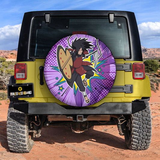 Uchiha Madara Spare Tire Covers Custom Anime Car Accessories - Gearcarcover - 2