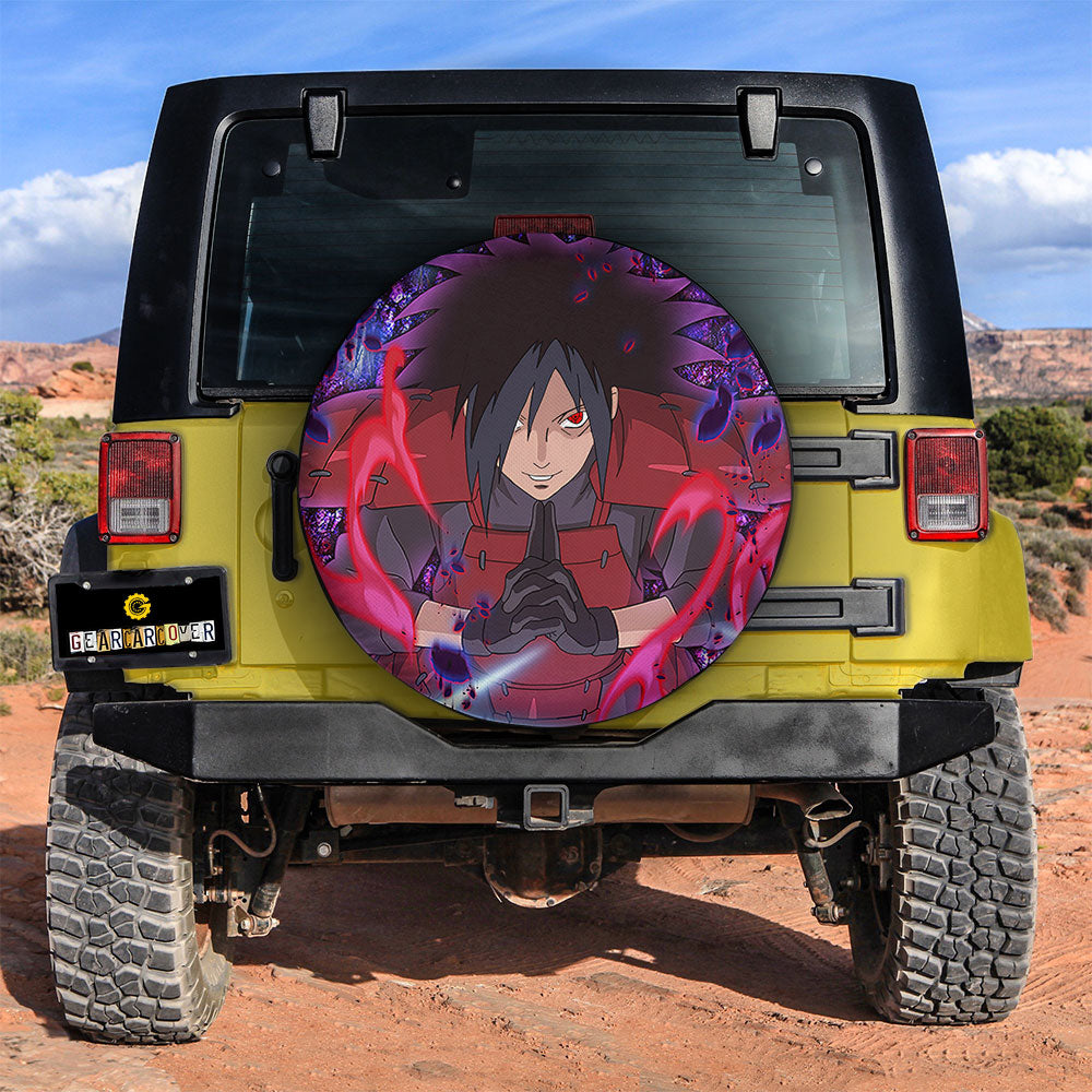 Uchiha Madara Spare Tire Covers Custom For Anime Fans - Gearcarcover - 3