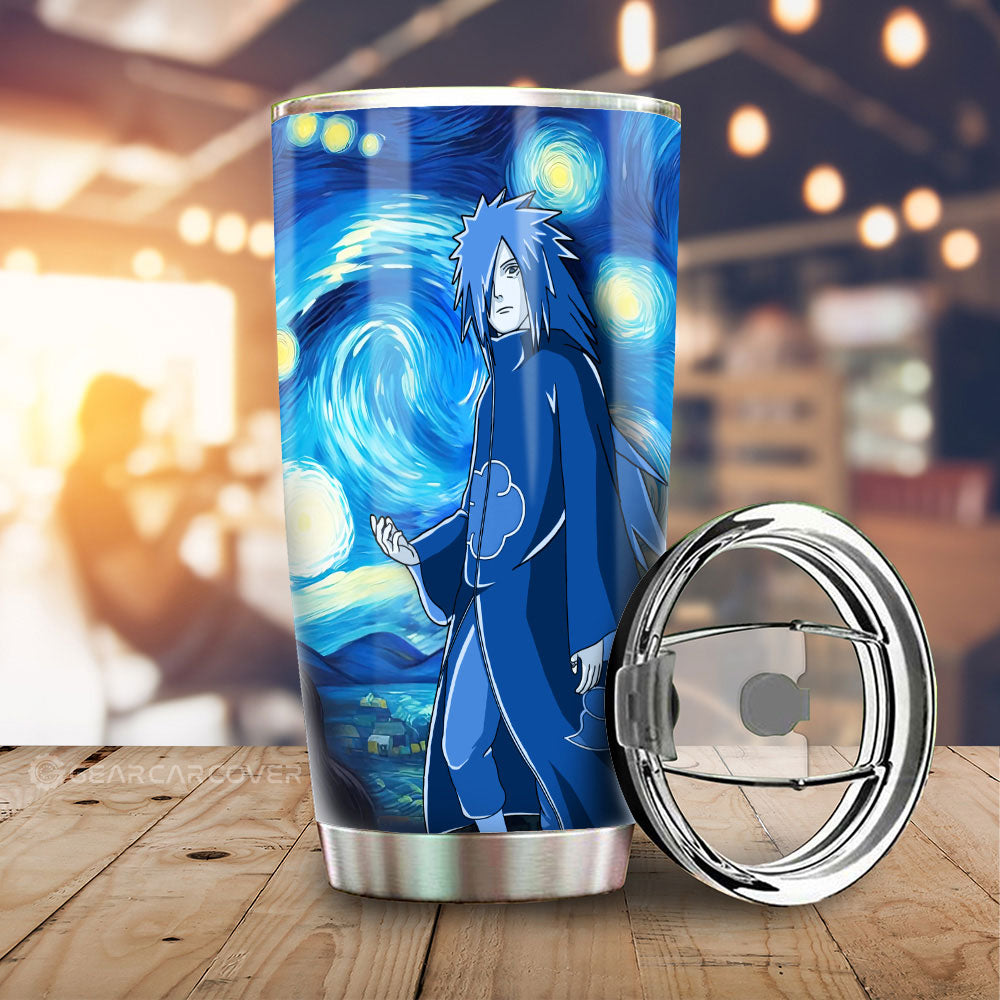 Uchiha Madara Tumbler Cup Custom Starry Night Styles - Gearcarcover - 1