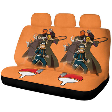 Uchiha Obito Car Back Seat Covers Custom Anime Car Accessories - Gearcarcover - 1