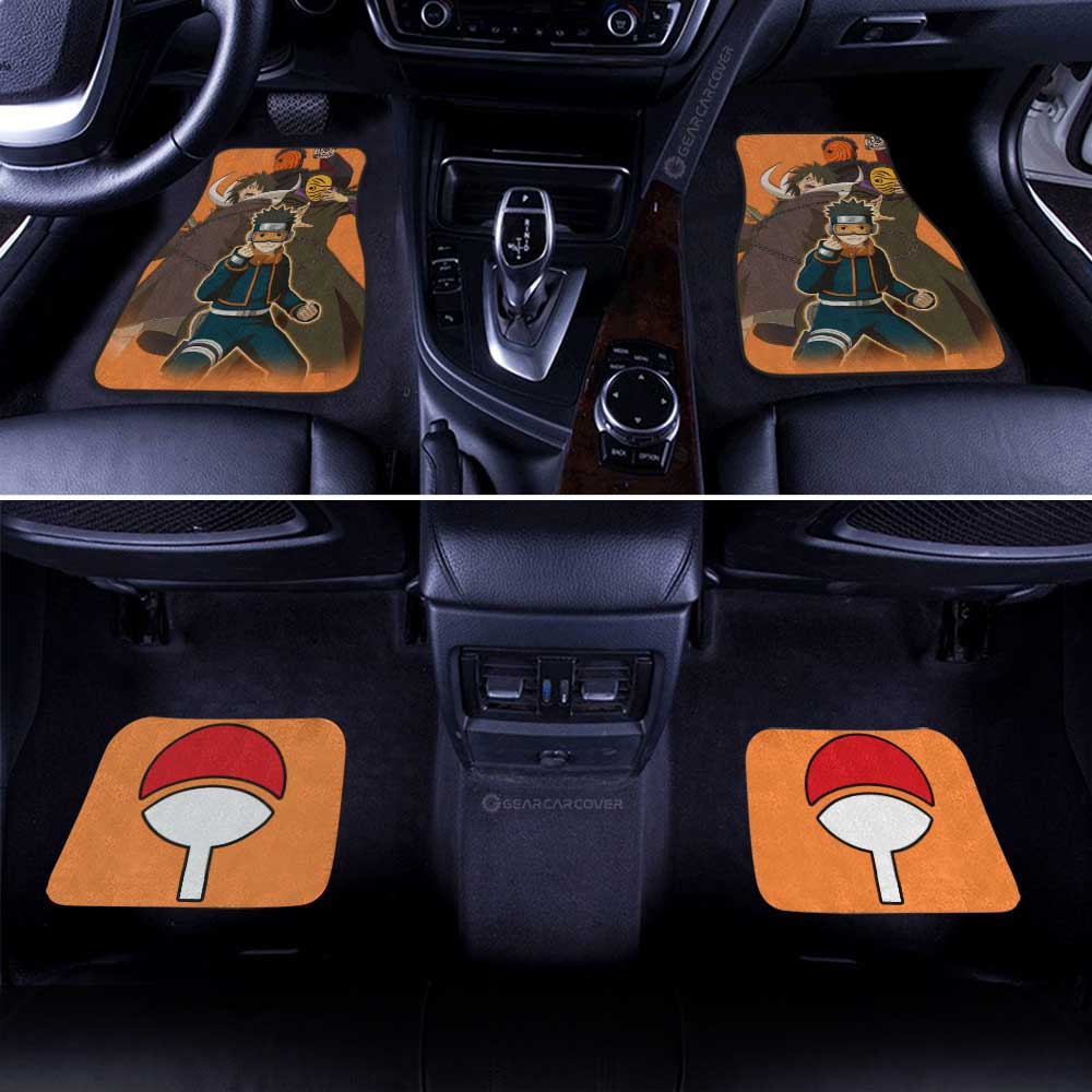 Uchiha Obito Car Floor Mats Custom Anime Car Accessories For Fans - Gearcarcover - 3