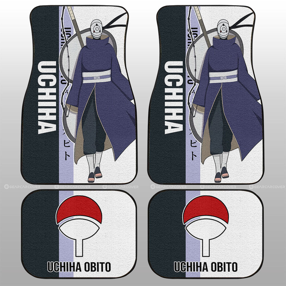 Uchiha Obito Car Floor Mats Custom Anime Car Accessories - Gearcarcover - 2