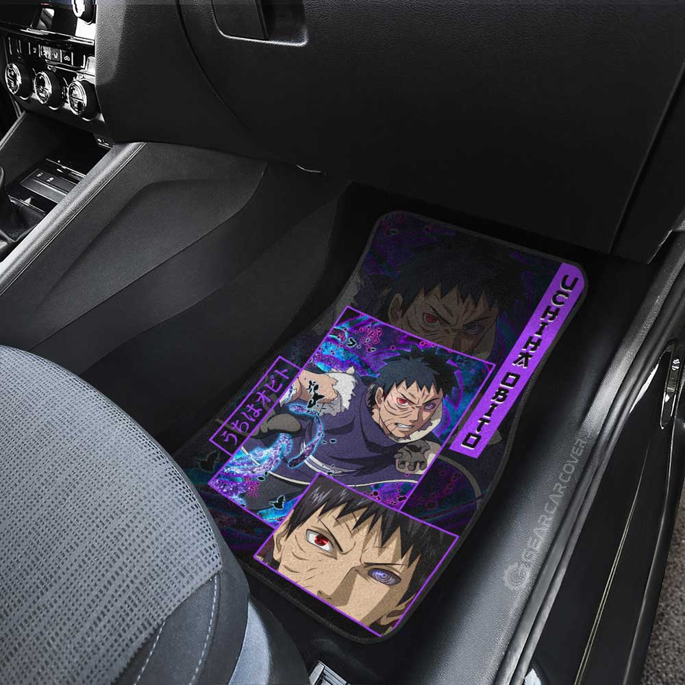 Uchiha Obito Car Floor Mats Custom Anime Car Accessories - Gearcarcover - 3