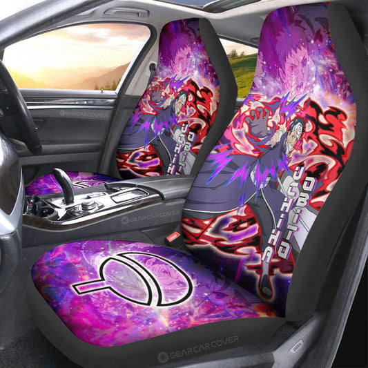 Uchiha Obito Car Seat Covers Custom Characters Anime Car Accessories - Gearcarcover - 1