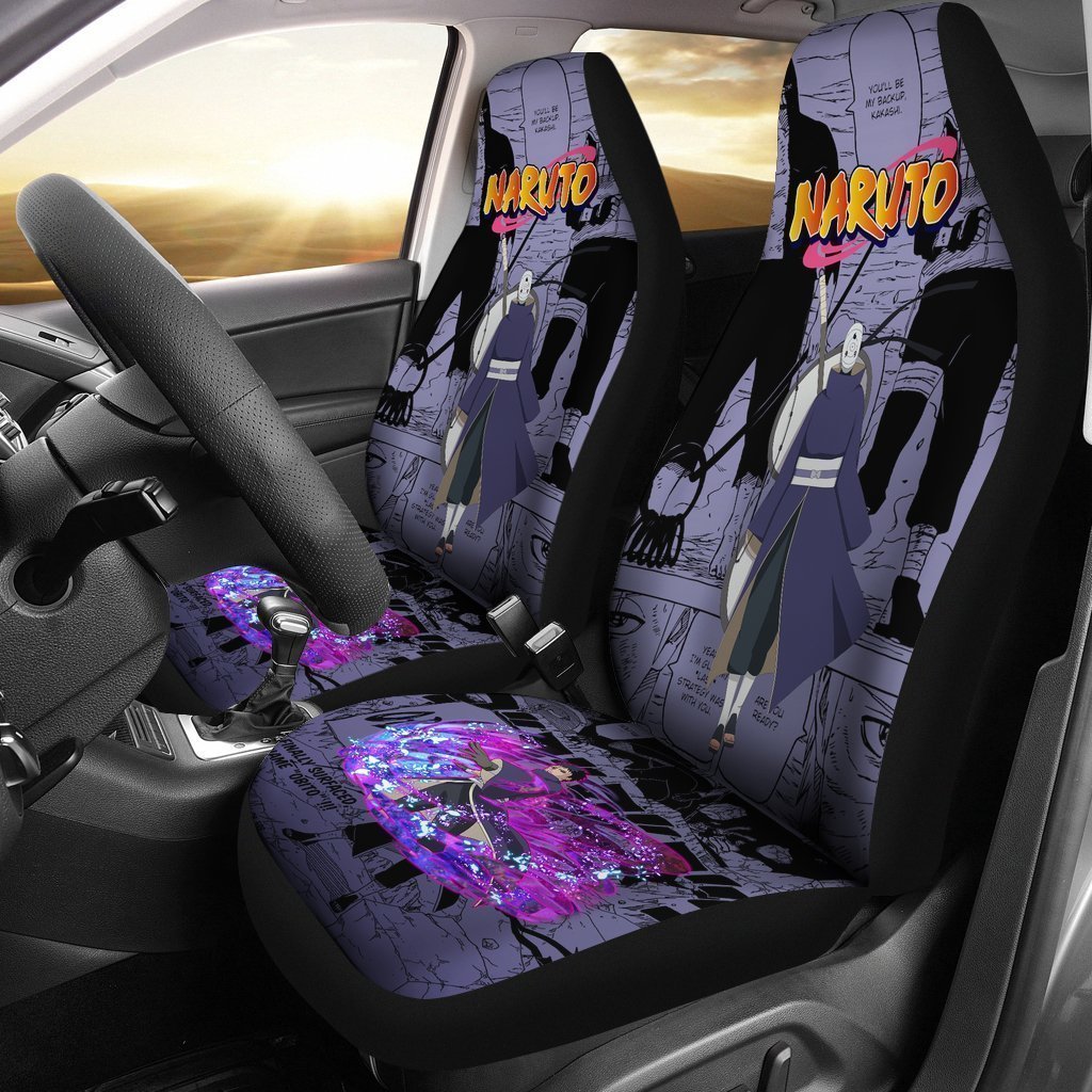 Uchiha Obito Car Seat Covers Custom Manga Anime Car Accessories - Gearcarcover - 1