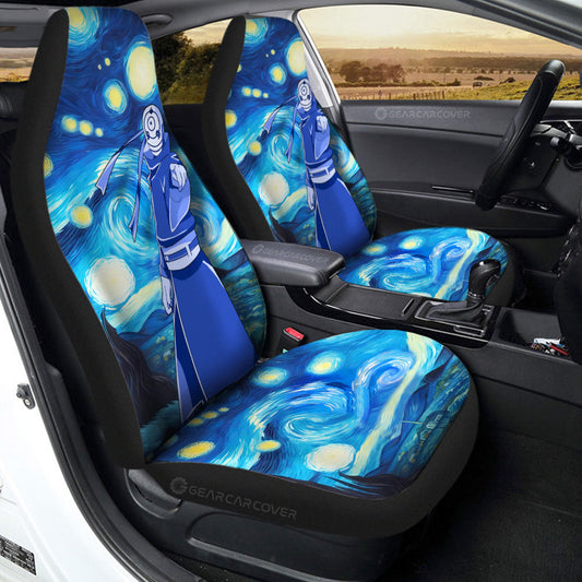 Uchiha Obito Car Seat Covers Custom Starry Night Styles - Gearcarcover - 2