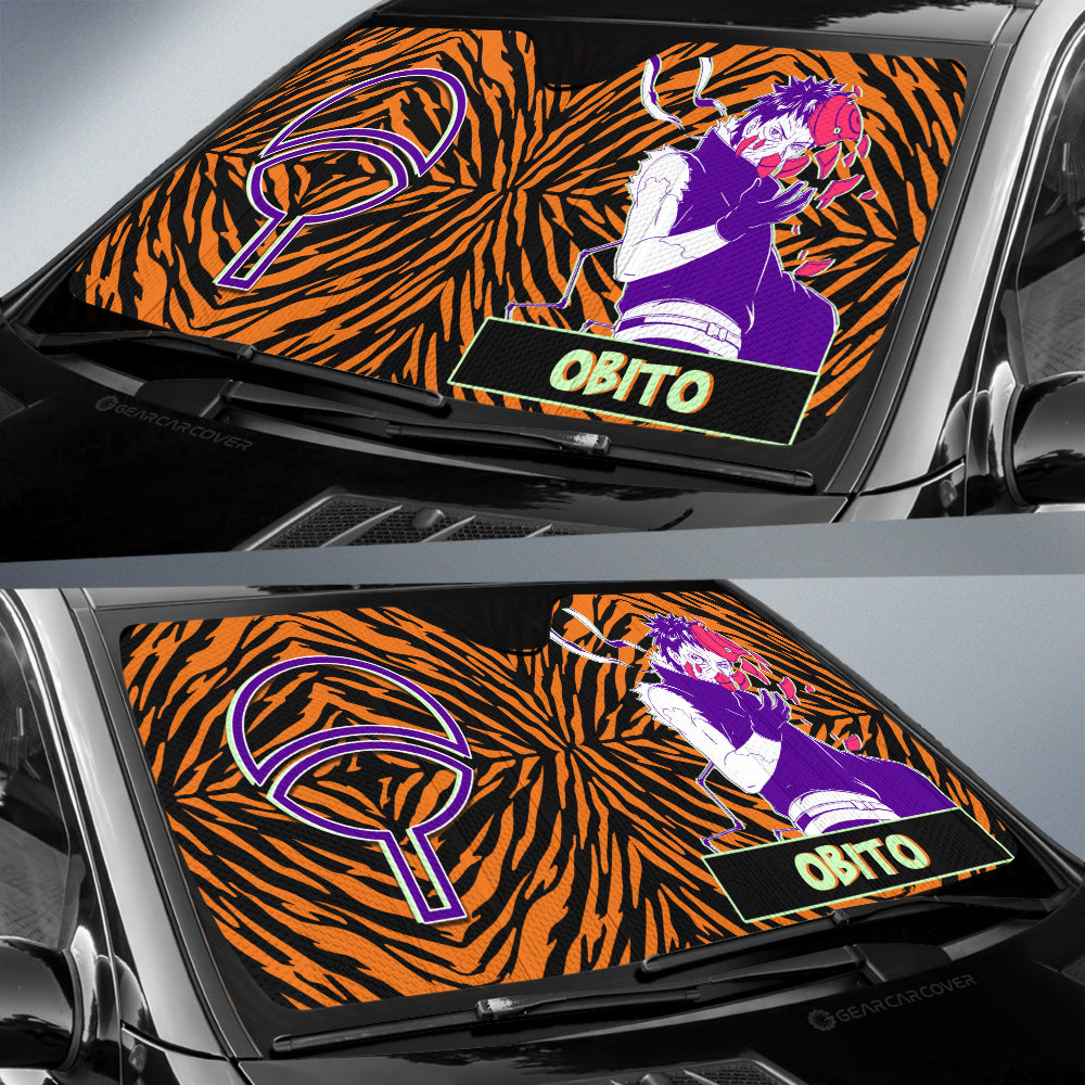 Uchiha Obito Car Sunshade Custom - Gearcarcover - 3