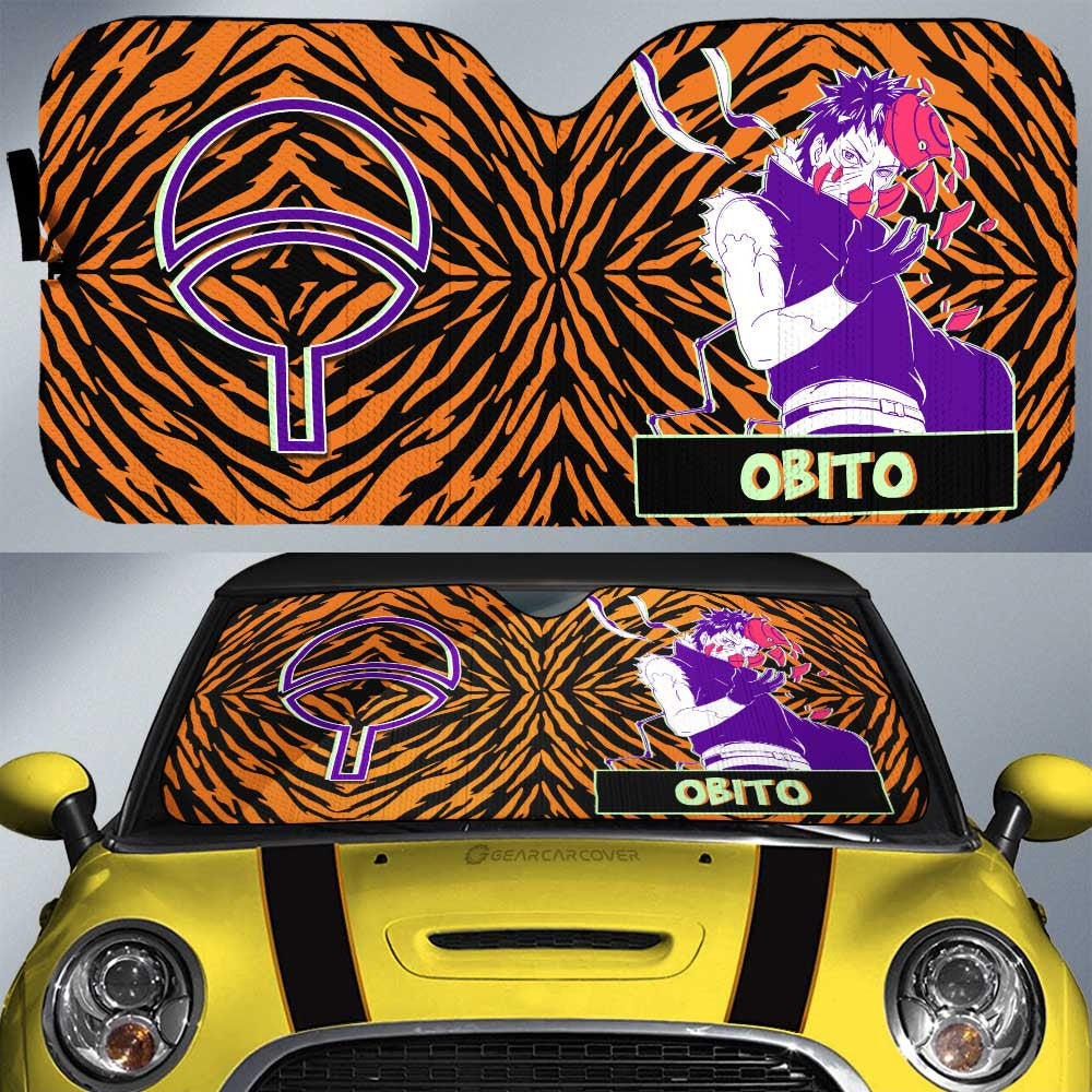 Uchiha Obito Car Sunshade Custom - Gearcarcover - 1