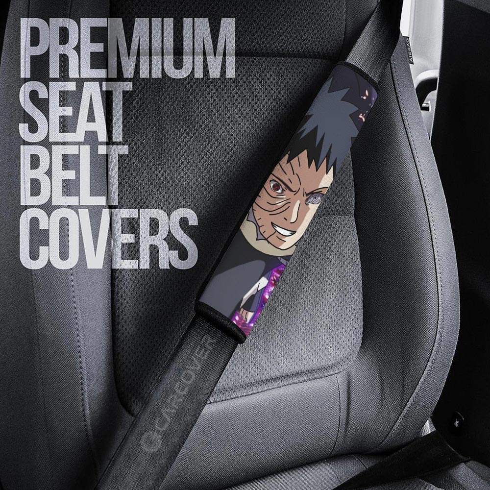 Uchiha Obito Seat Belt Covers Custom For Anime Fans - Gearcarcover - 3