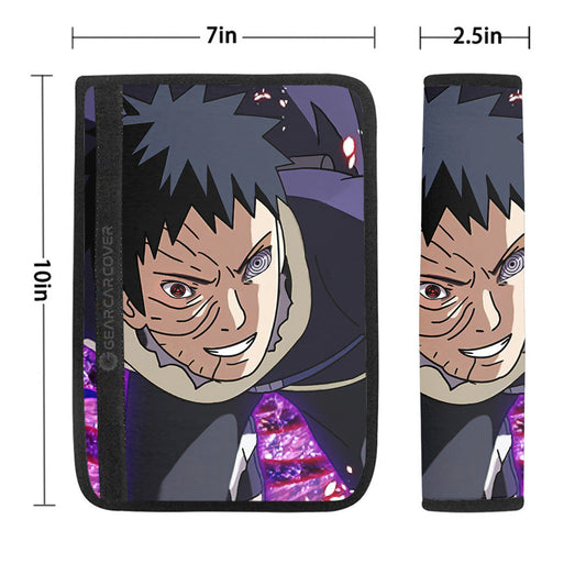 Uchiha Obito Seat Belt Covers Custom For Anime Fans - Gearcarcover - 1