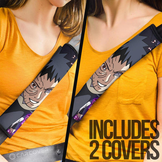 Uchiha Obito Seat Belt Covers Custom For Fans - Gearcarcover - 2