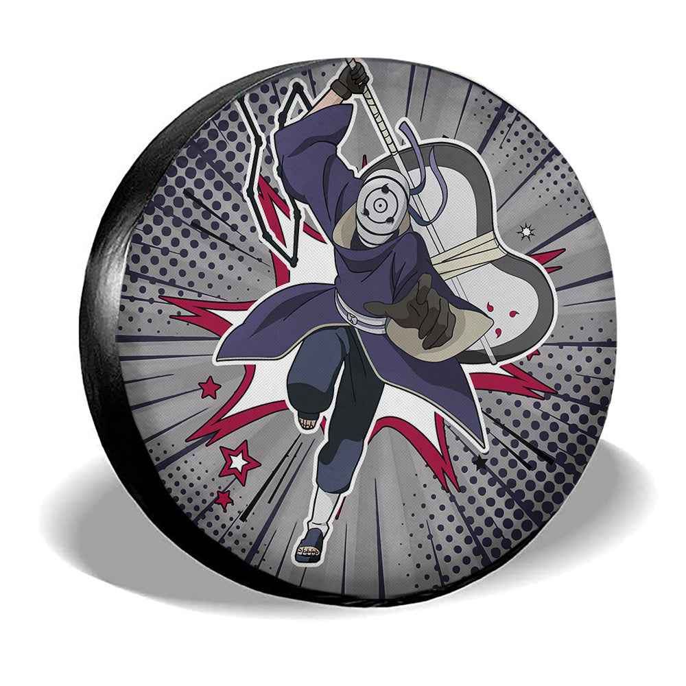 Uchiha Obito Spare Tire Covers Custom Anime Car Accessories - Gearcarcover - 3