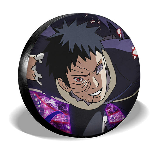 Uchiha Obito Spare Tire Covers Custom For Anime Fans - Gearcarcover - 2