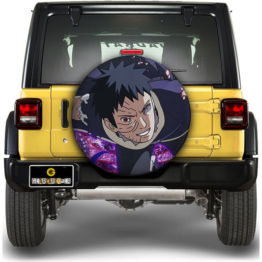 Uchiha Obito Spare Tire Covers Custom For Fans - Gearcarcover - 1