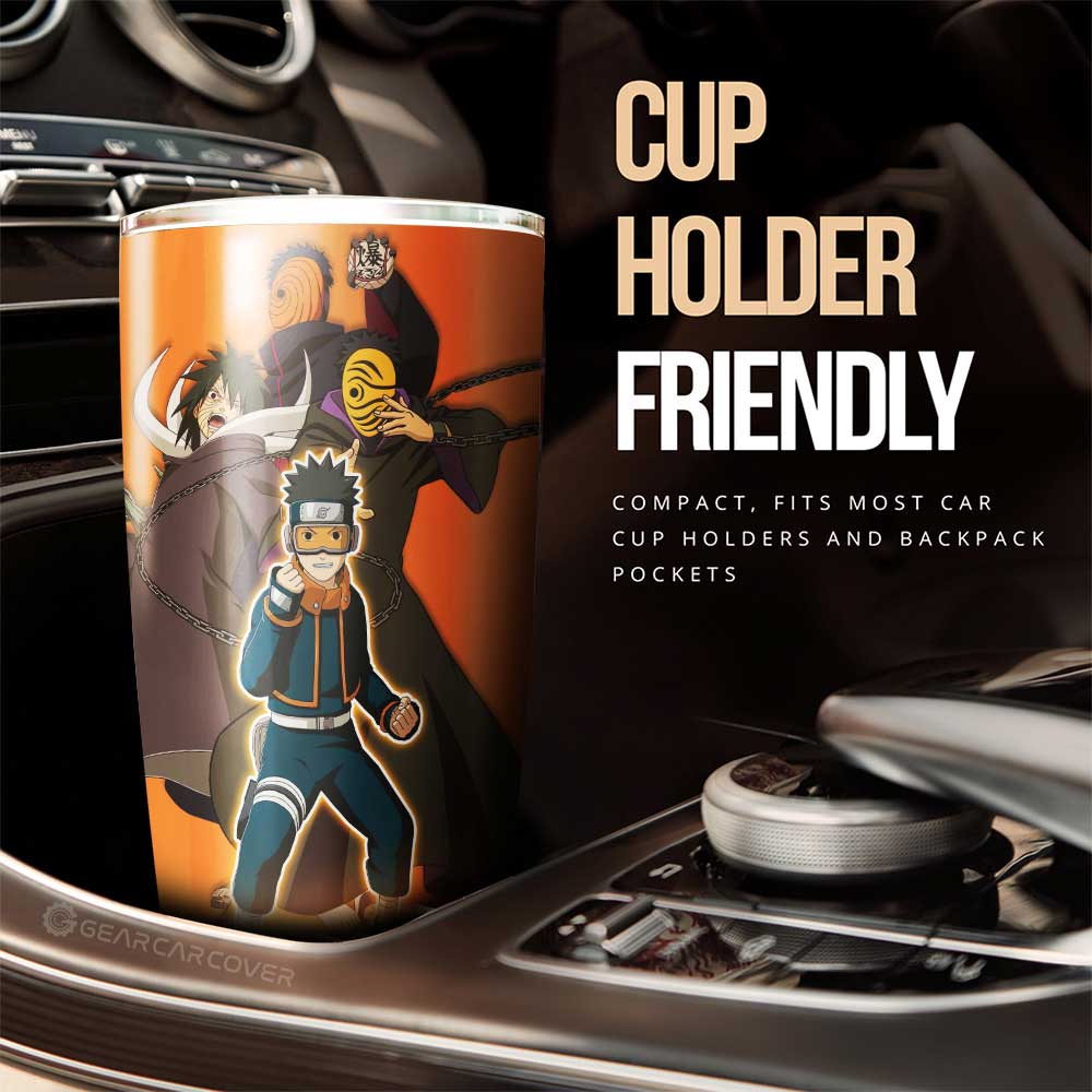 Uchiha Obito Tumbler Cup Custom Anime Car Accessories For Fans - Gearcarcover - 2