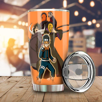 Uchiha Obito Tumbler Cup Custom Anime Car Accessories For Fans - Gearcarcover - 1