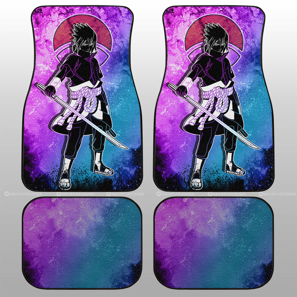 Uchiha Sasuke Car Floor Mats Custom Anime Car Accessories - Gearcarcover - 1