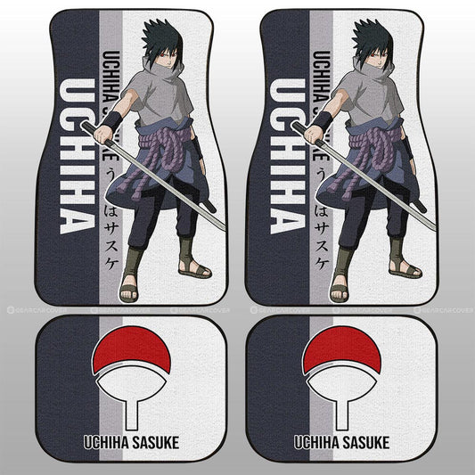 Uchiha Sasuke Car Floor Mats Custom Anime Car Accessories - Gearcarcover - 2