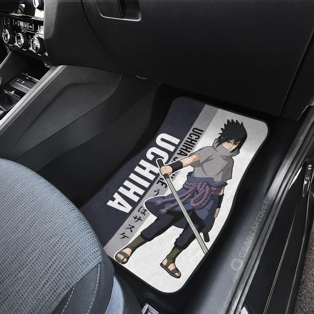 Uchiha Sasuke Car Floor Mats Custom Anime Car Accessories - Gearcarcover - 4