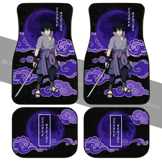 Uchiha Sasuke Car Floor Mats Custom Anime Shippuden Car Accessories - Gearcarcover - 2