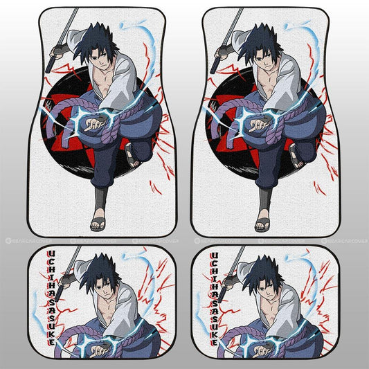 Uchiha Sasuke Car Floor Mats Custom For Anime Fans - Gearcarcover - 2